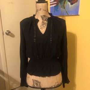 H&M black blouse